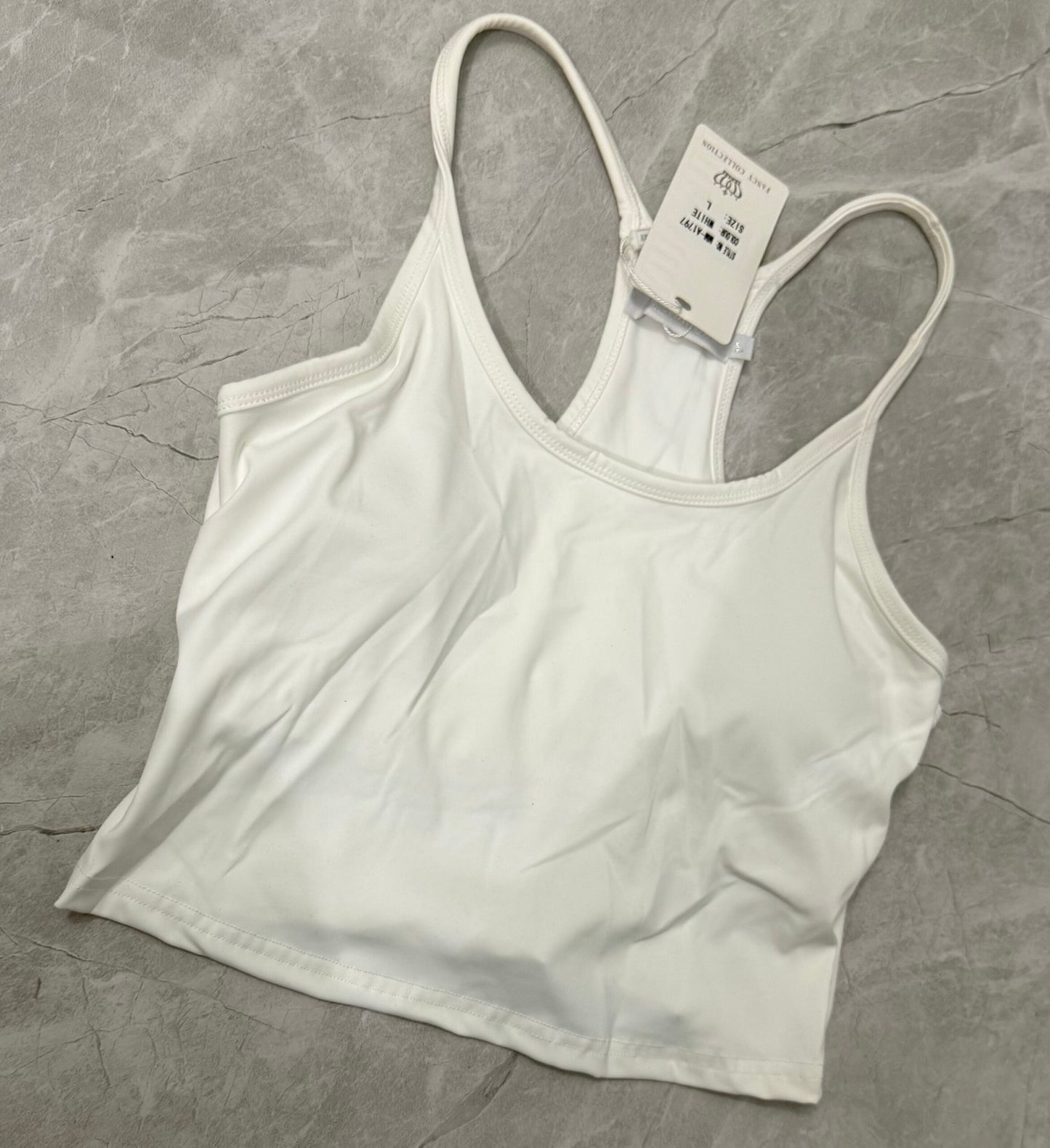 Top Blanco Tipo Faja con Ajuste Moldeador y Comodidad Total image 0