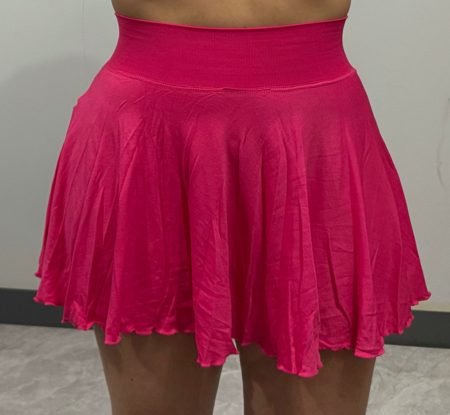 Falda 2 en 1 con Cintura Alta y Bolsillos Prácticos con Pantalón image 4