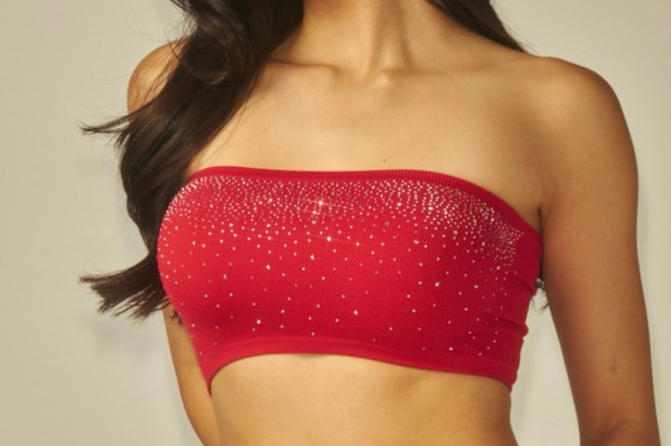 Top Lava Red con Detalles Brillantes image 0