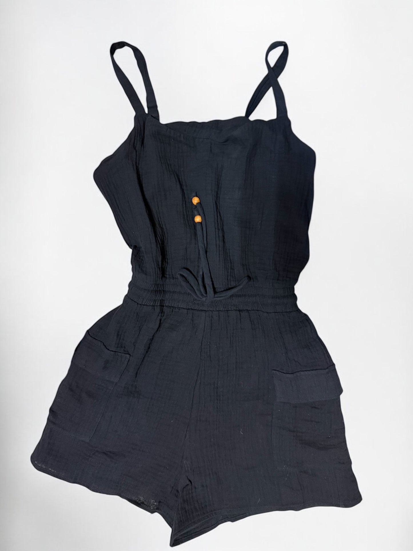 Romper Negro – Estilo Relaxed