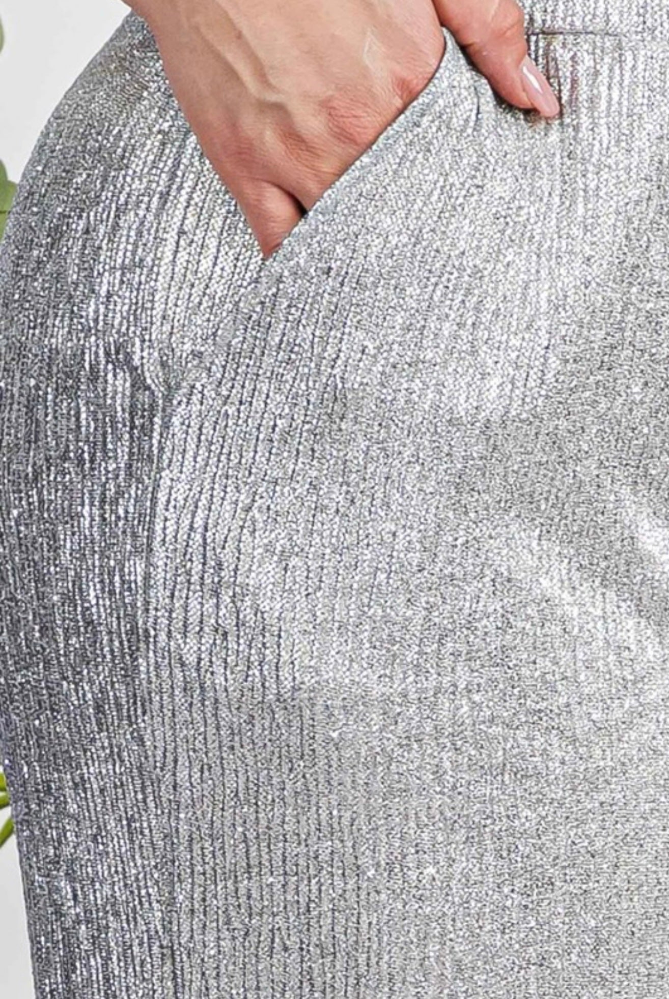 Maxi Pant Plus Size con Brillo - Glamour y Comodidad image 6