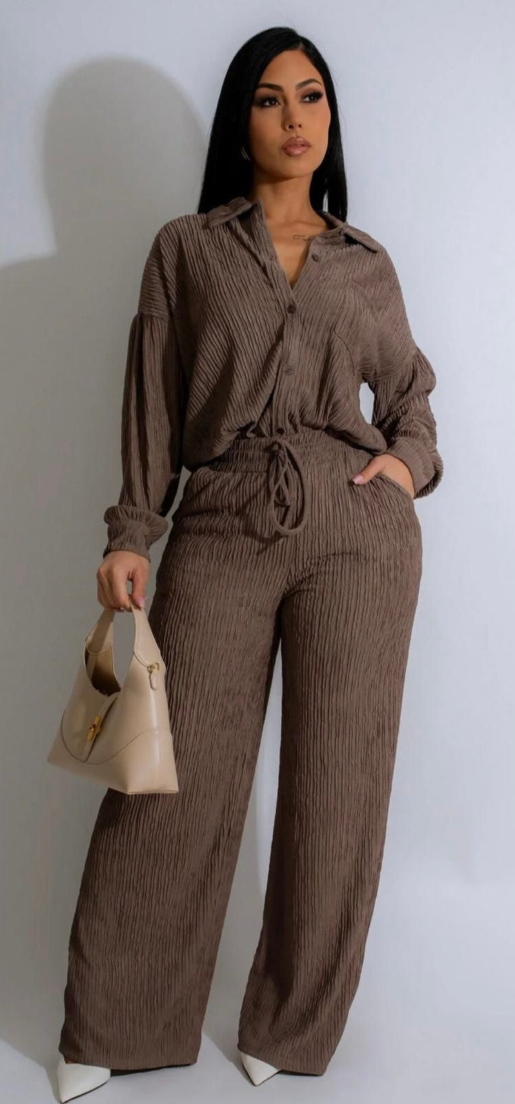 Conjunto de Dos Piezas con Estilo Texturizado image 0