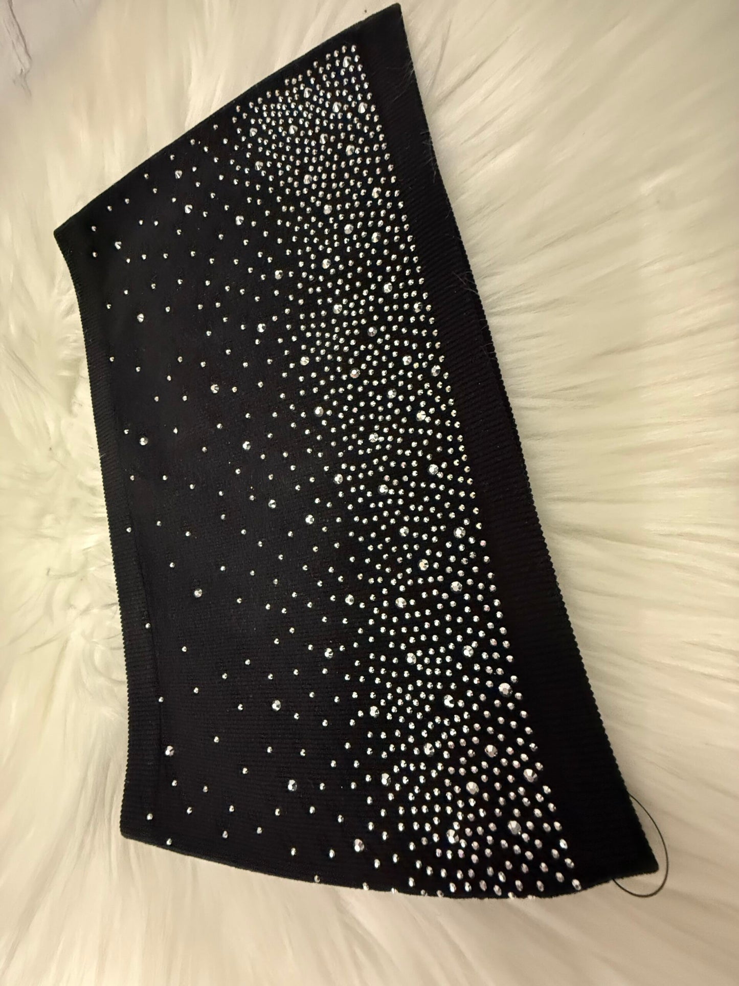 Top black con Detalles Brillantes image 2