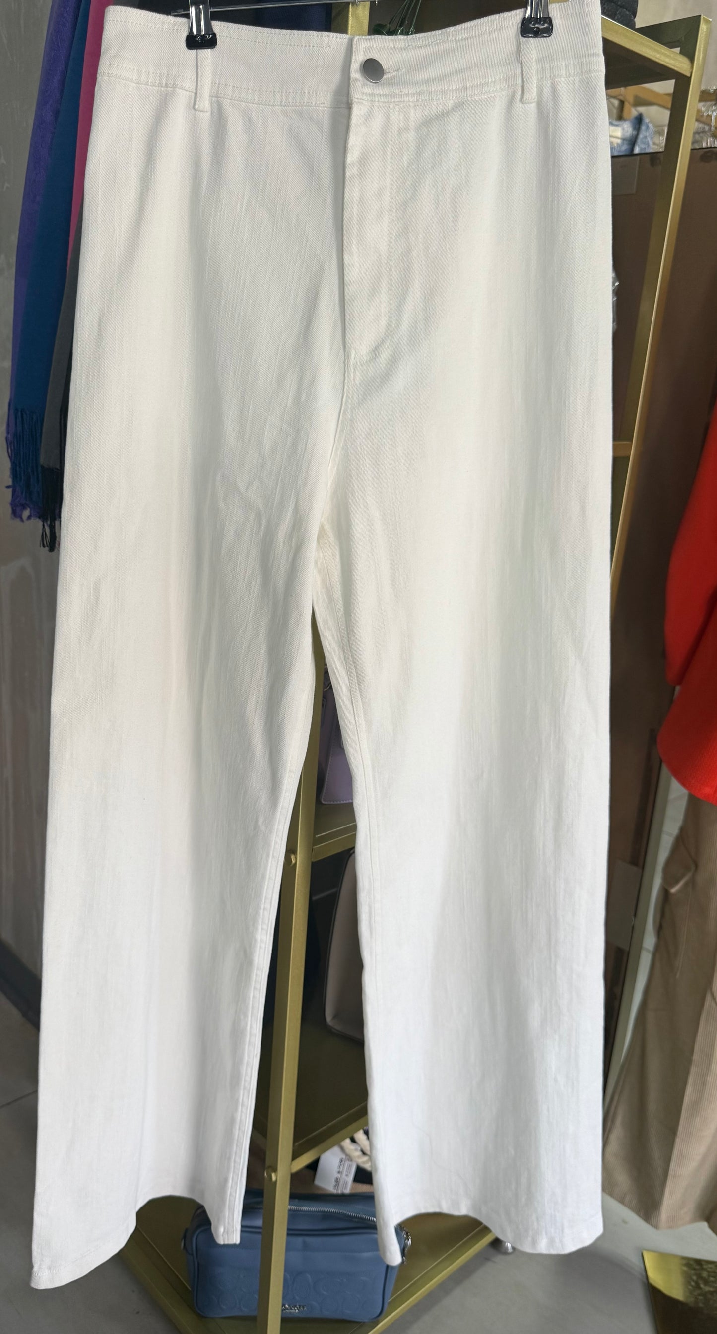 Pantalón Blanco Wide Leg