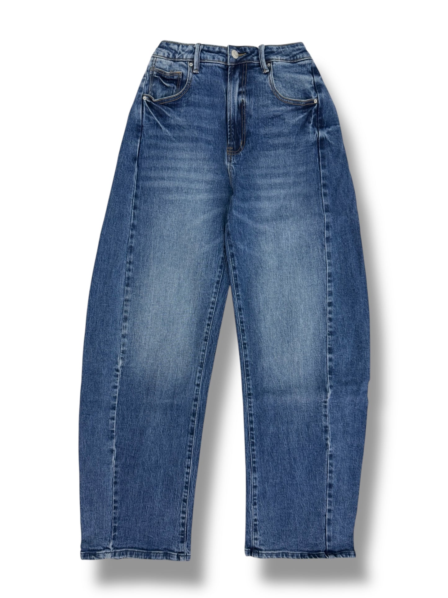 Mahones Wide Leg Tiro Alto – Azul Denim