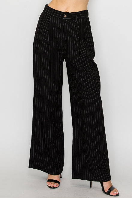 Pantalón Palazzo de Rayas Elegantes