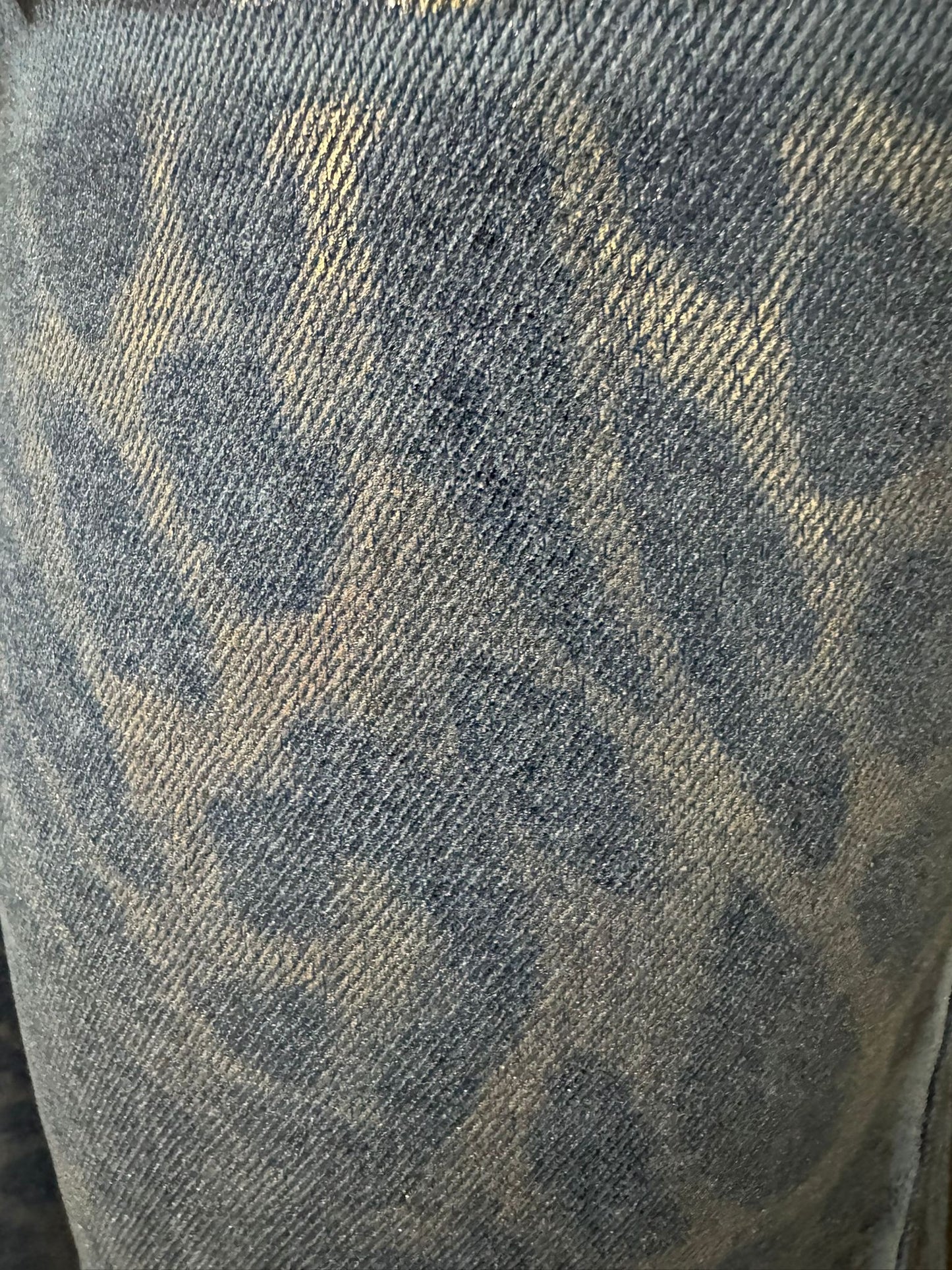 Jeans con Estampado Animal Print Dorado image 2
