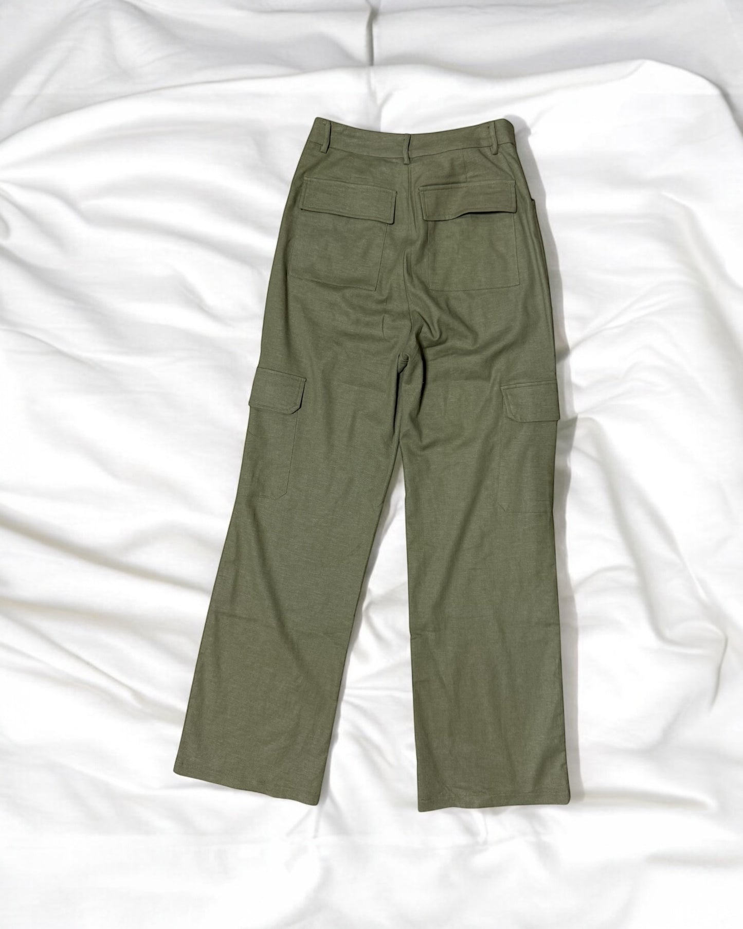 Pantalón Cargo de Tela Stretch