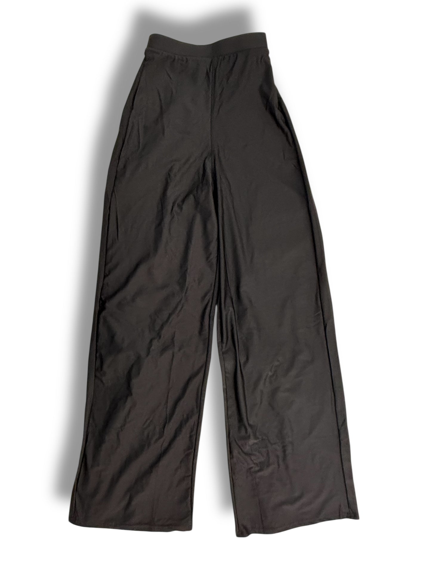 Pantalón Negro Wide Leg con Stretch