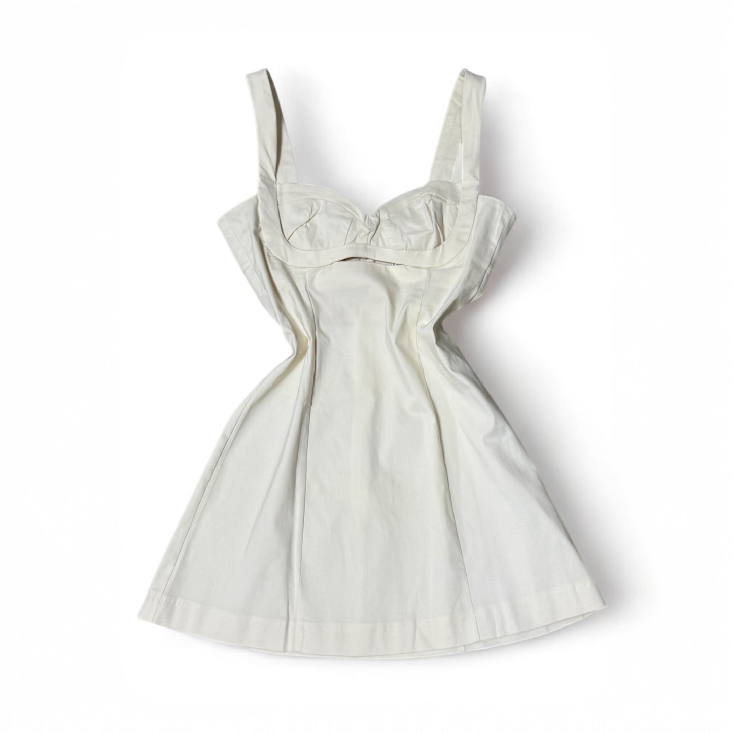 Vestido tipo corset con tirantes