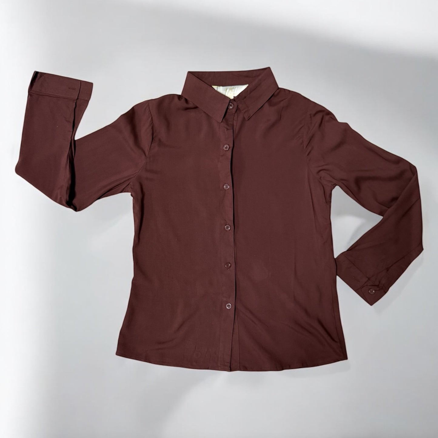 Camisa Clásica de Viscosa