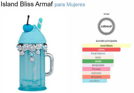 Island Bliss Armaf 3.4oz