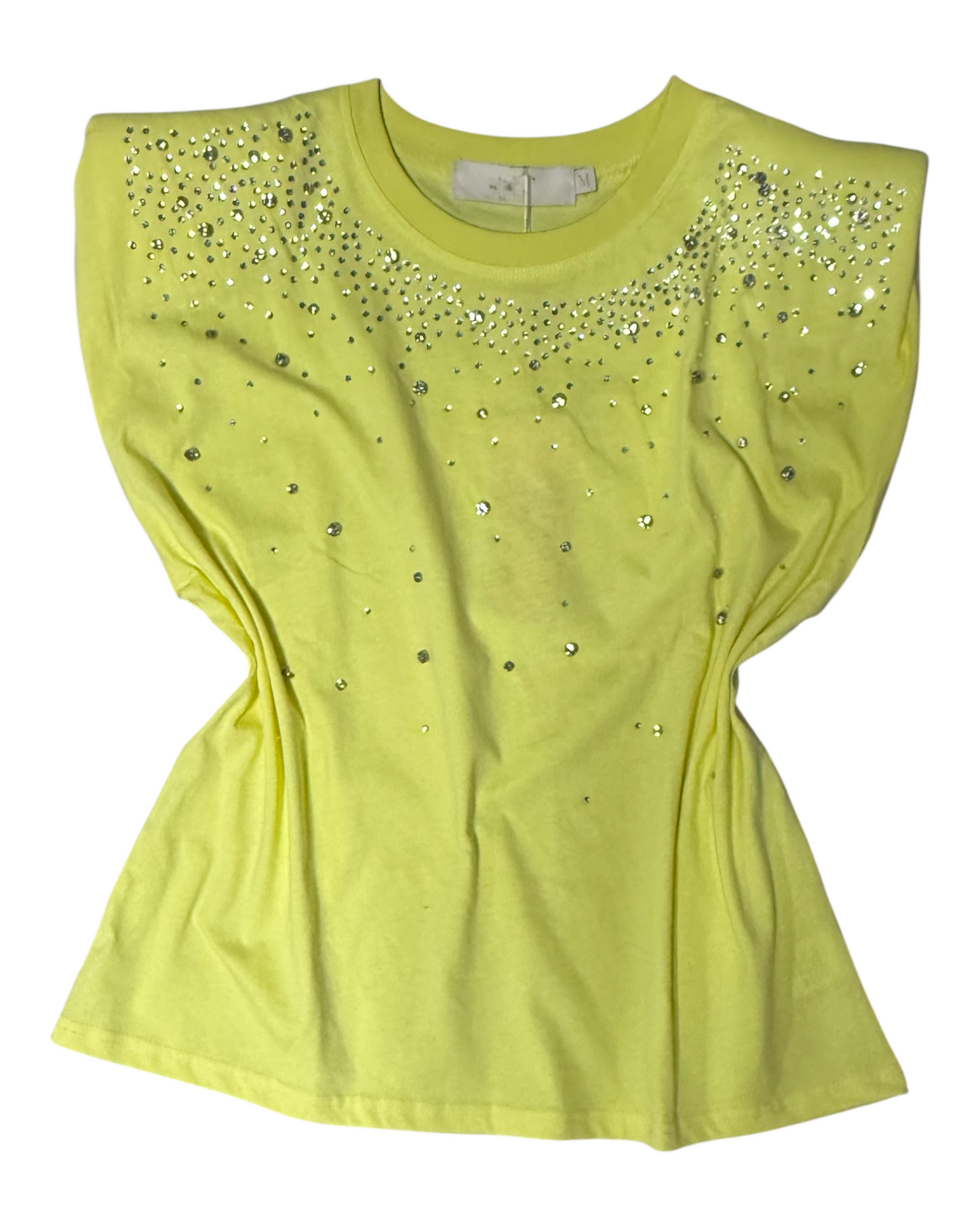 Blusa con Brillos de Cristales