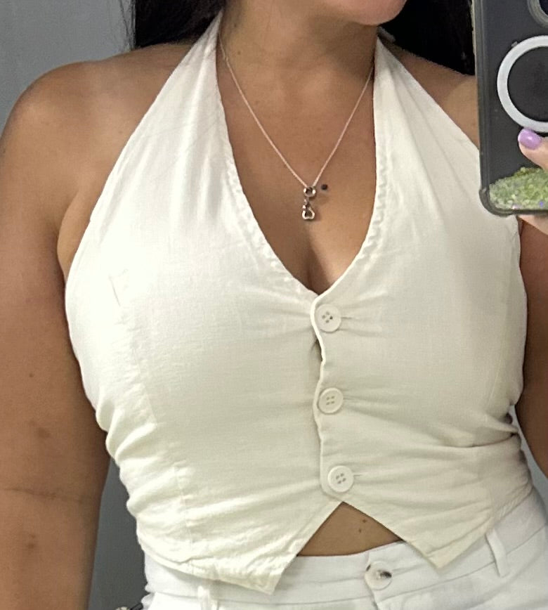Top Halter Beige