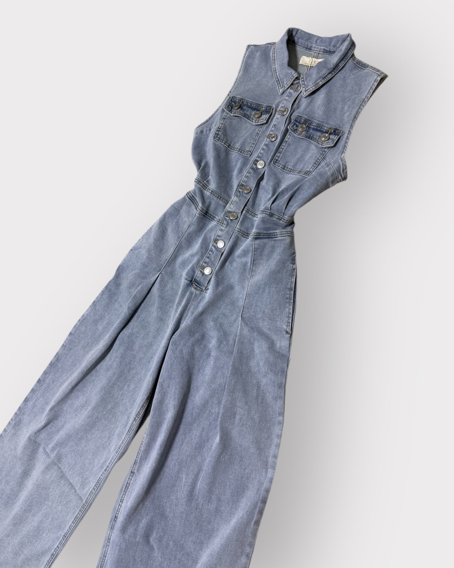 Jumpsuit Denim Wide Leg