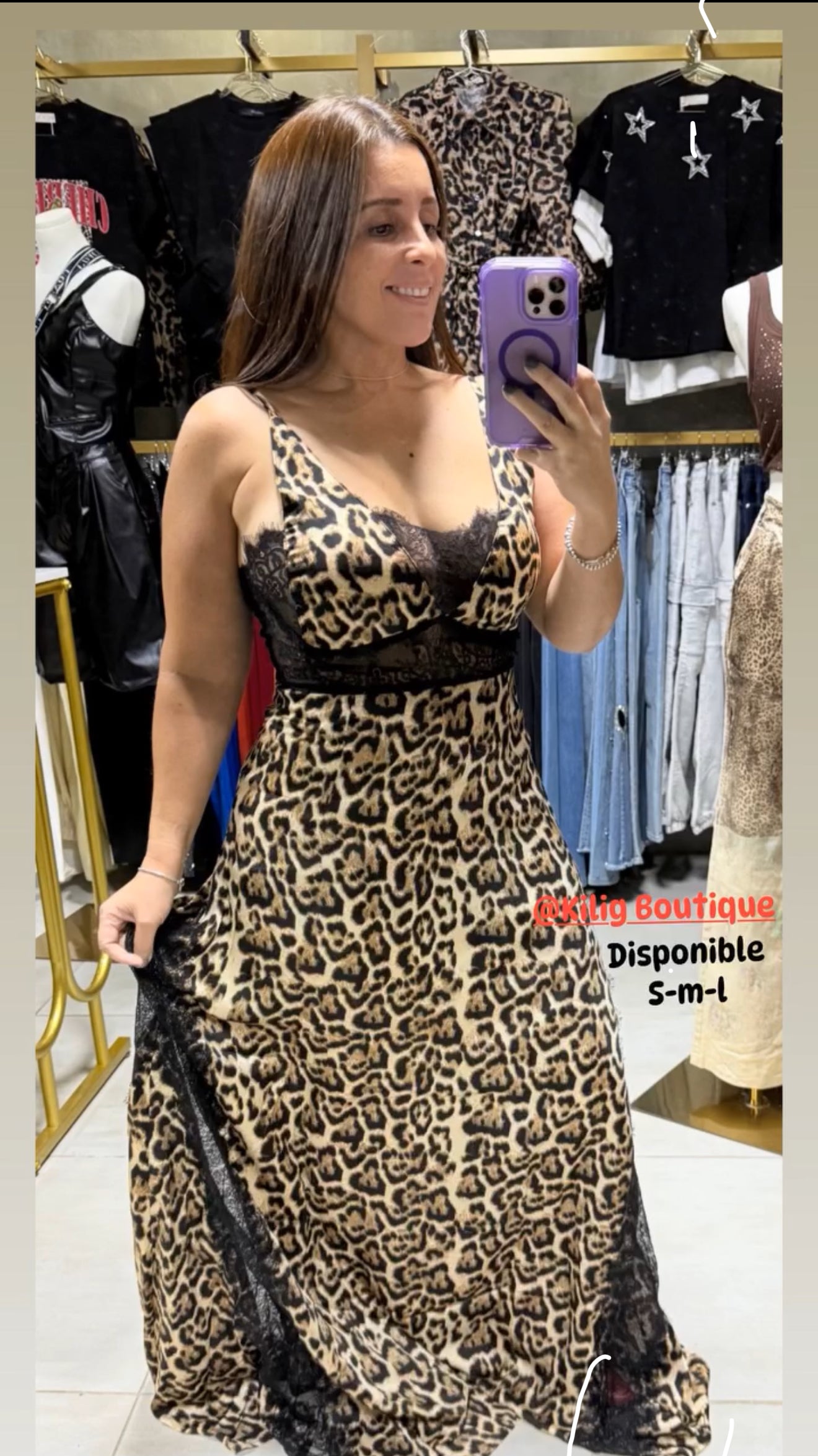 Vestido Animal Print con Encaje - Un Look Audaz y Elegante