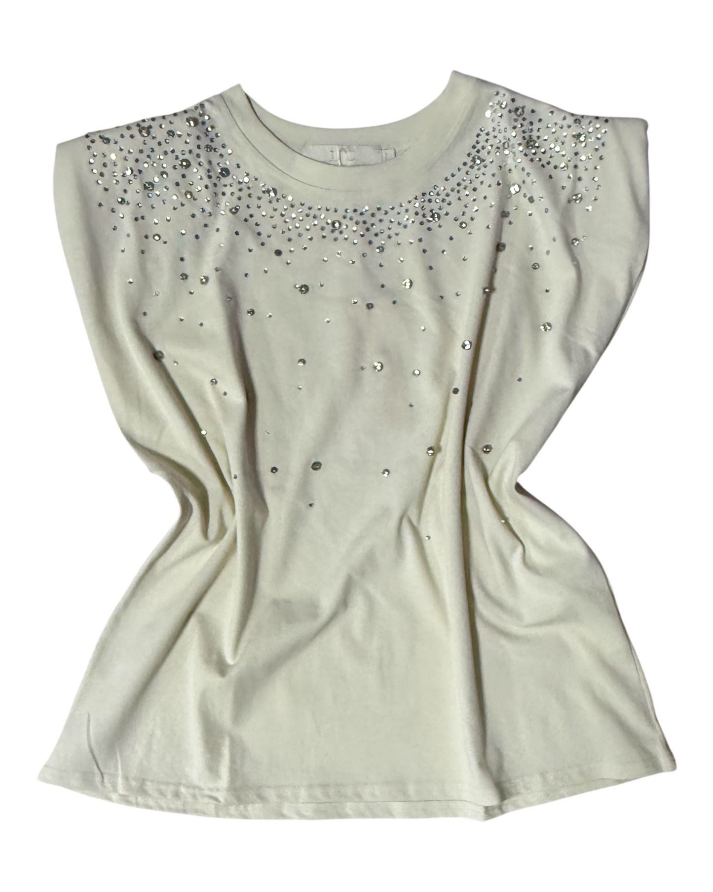 Blusa con Brillos de Cristales