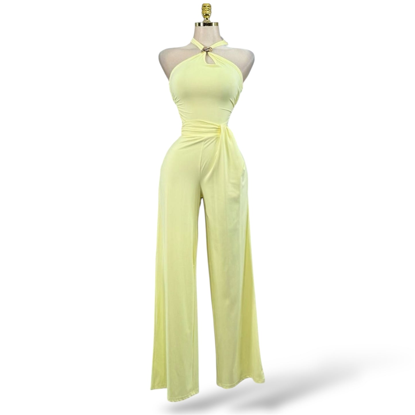 Conjunto Halter Lime Glow