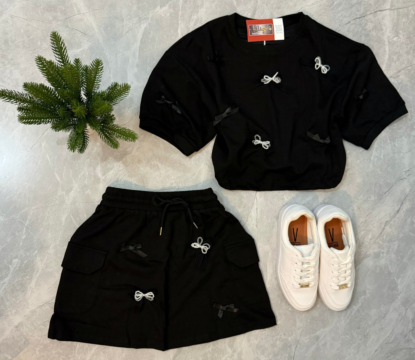 Conjunto Casual con Lazos image 0