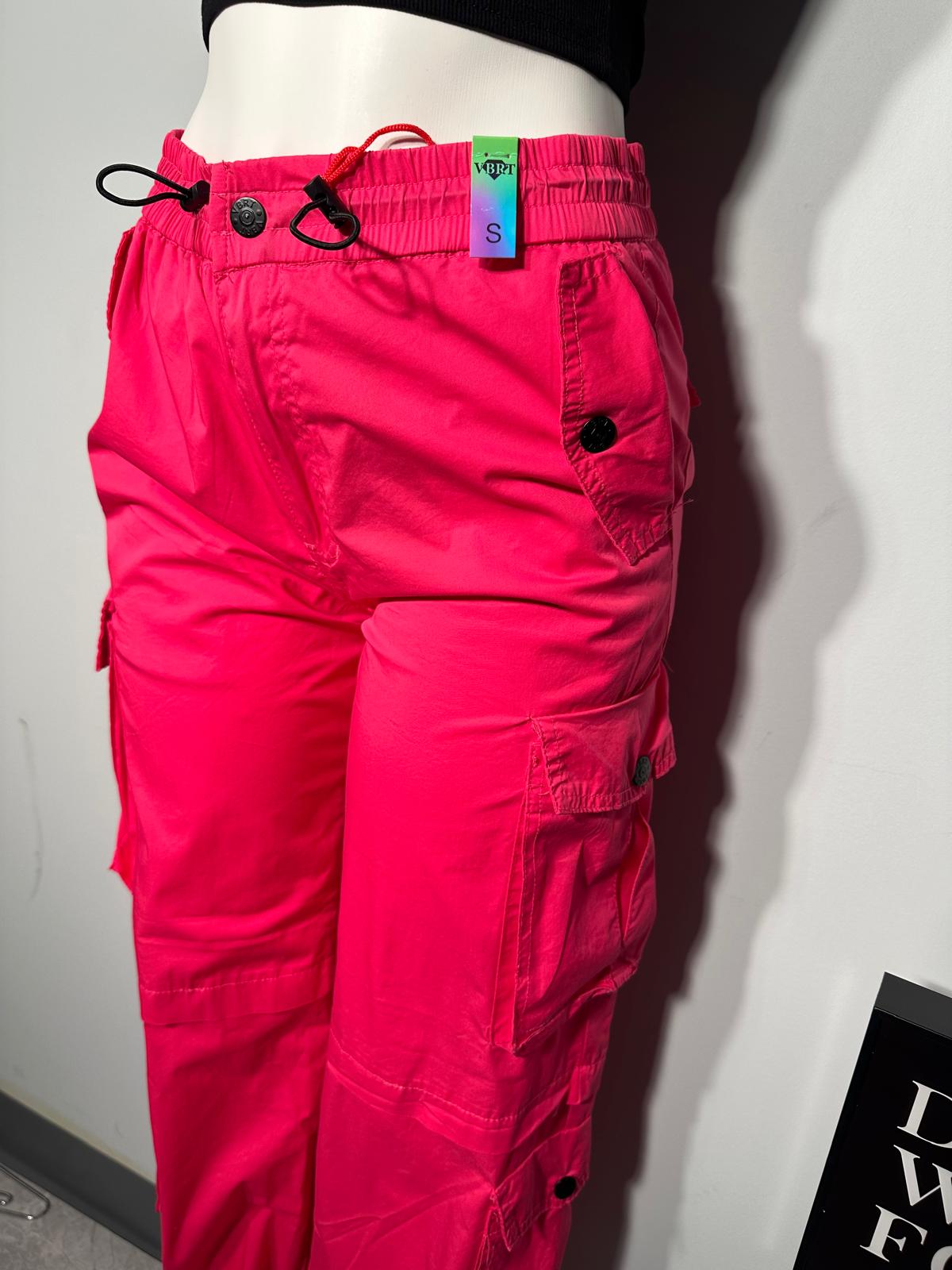 Jogger Cargo Rosa con Ajuste y Bolsillos Múltiples image 4