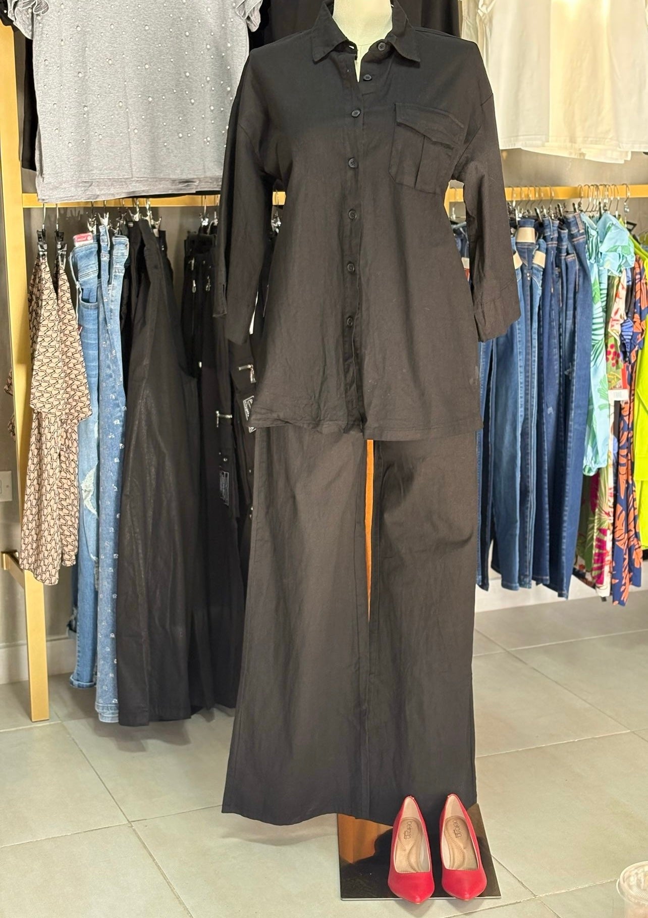 Conjunto de Camisa y Pantalón para Chicas Curvy image 2