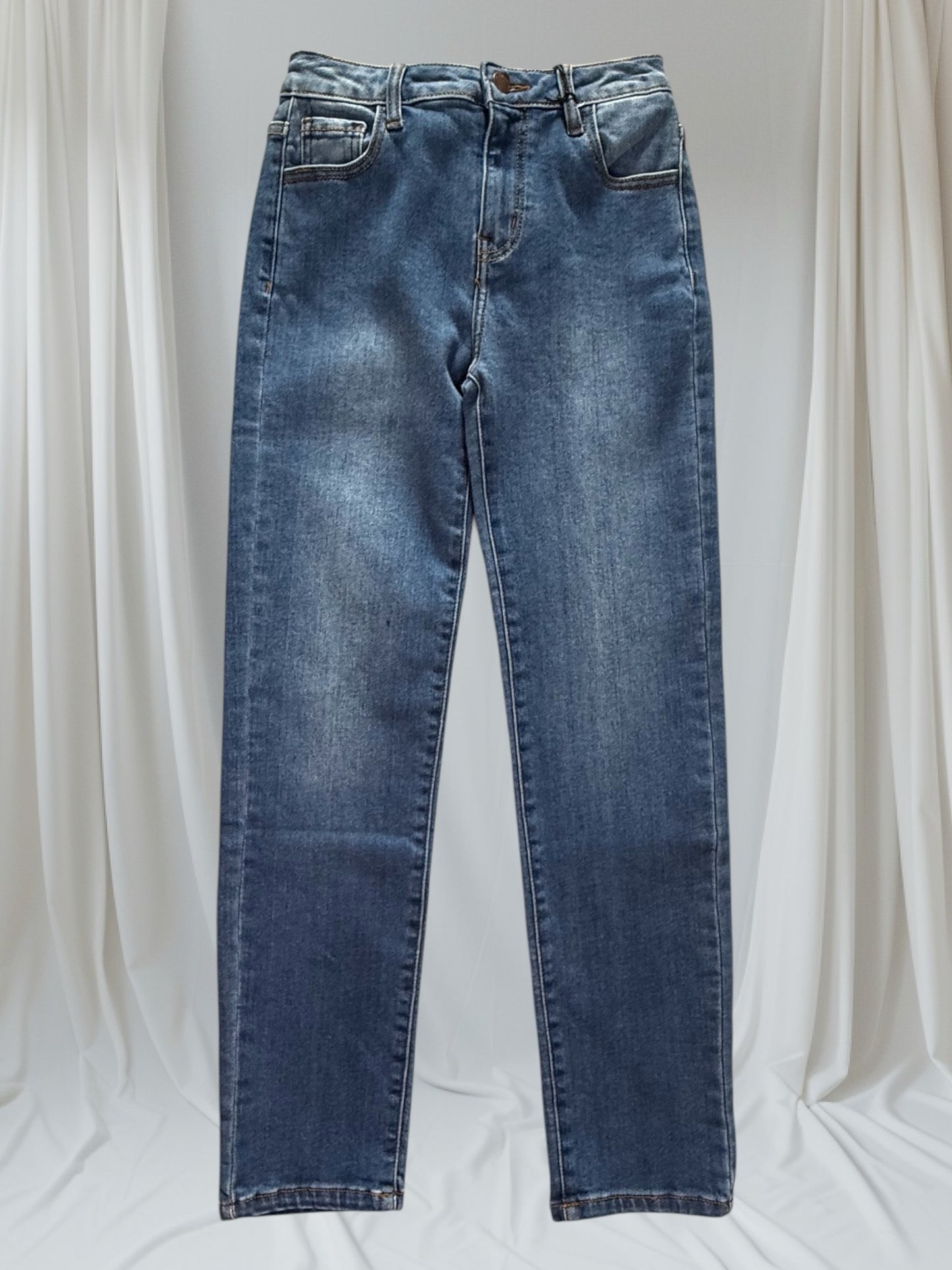 Mahón skinny azul clásico image 0