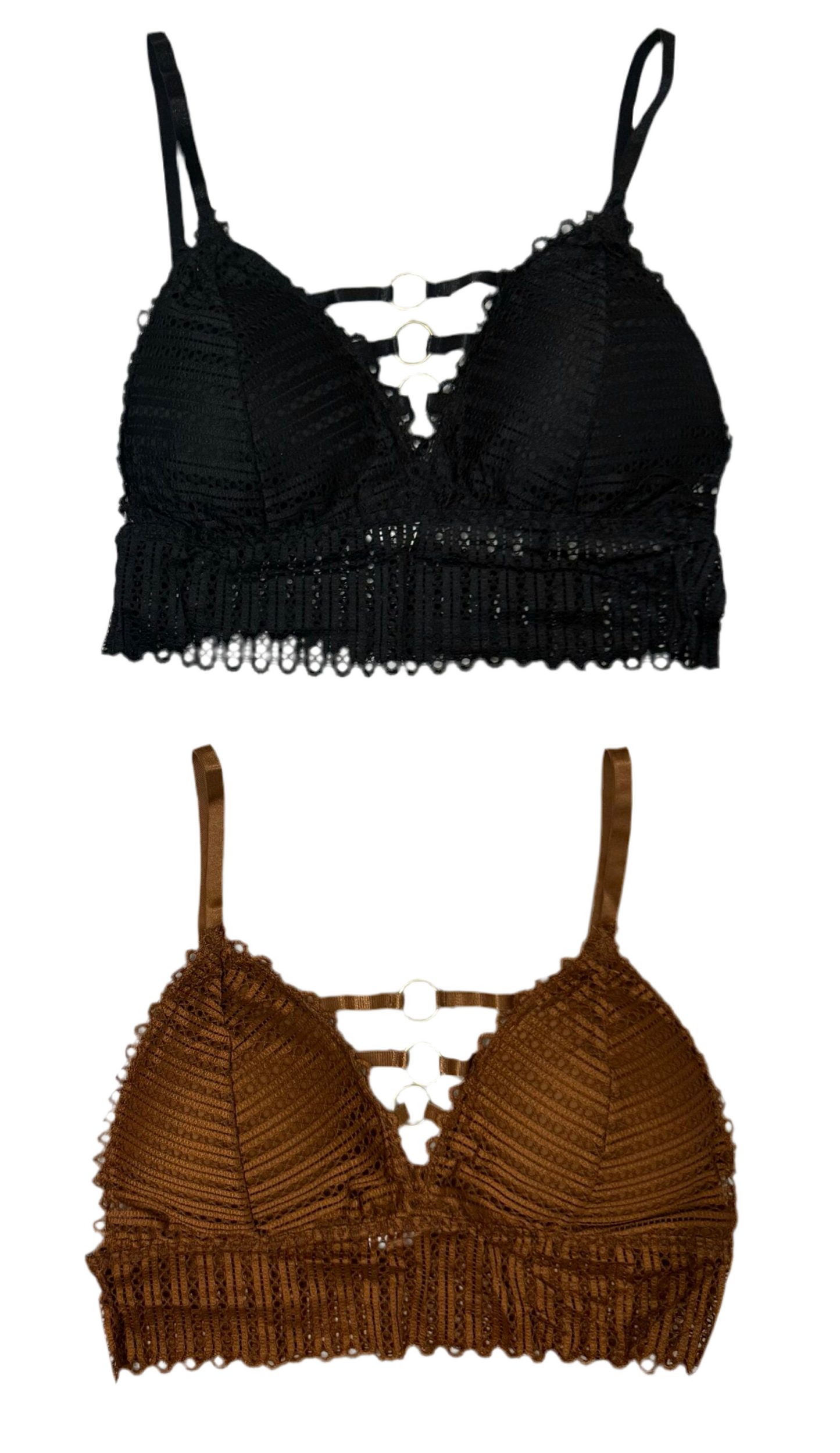 Bralette de Encaje con Detalles Elegantes 