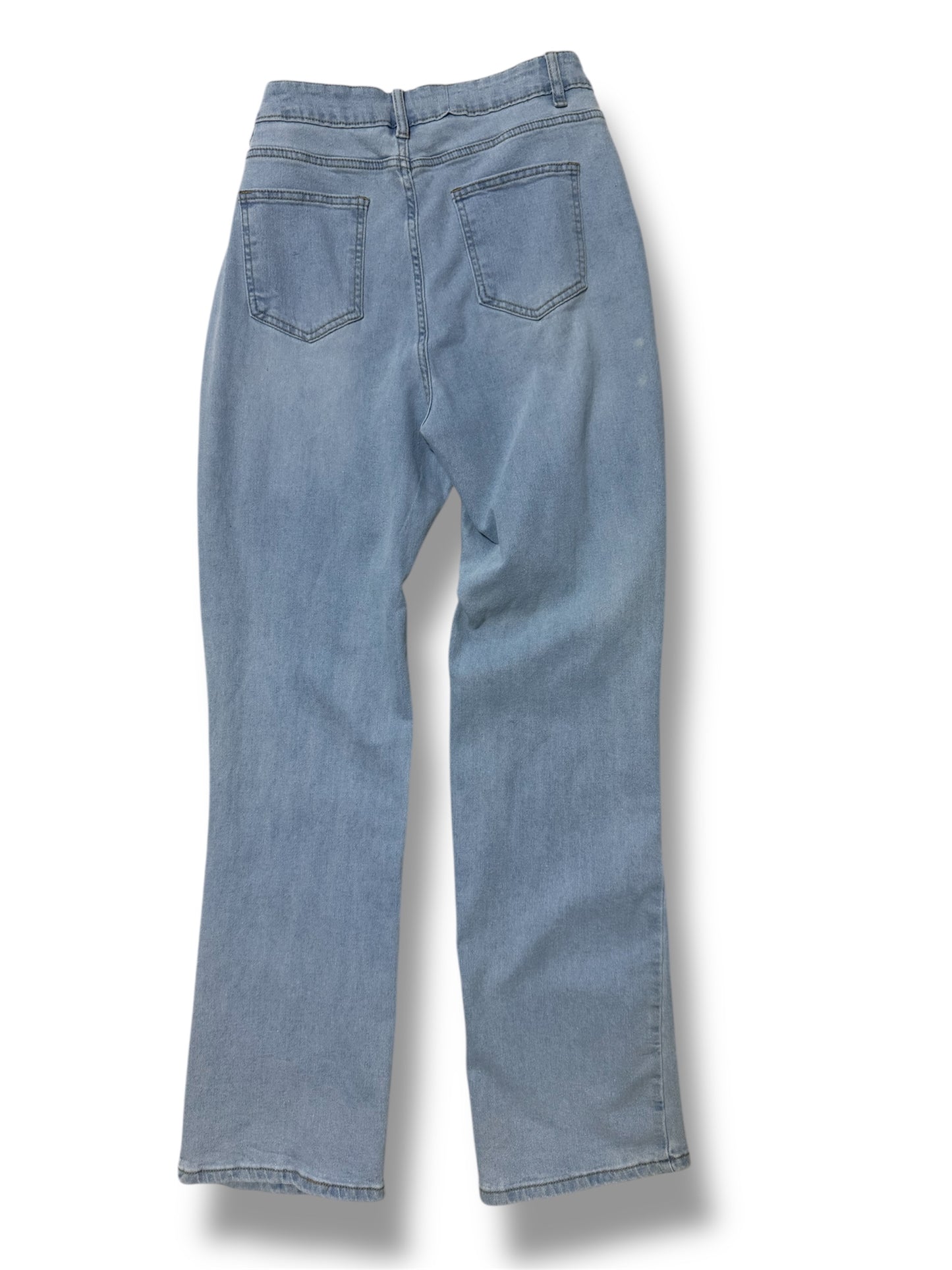 Mahón Plus con Encaje y Detalles Brillantes – Glamour