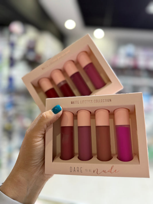 Kit de Labiales Mate “Dare to be Nude” - Coco Bae Cosmetics