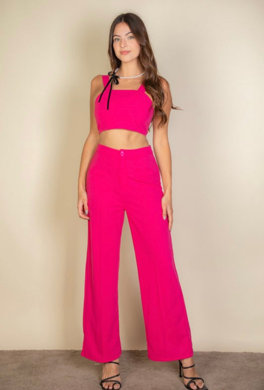 Set de Dos Piezas en Fucsia