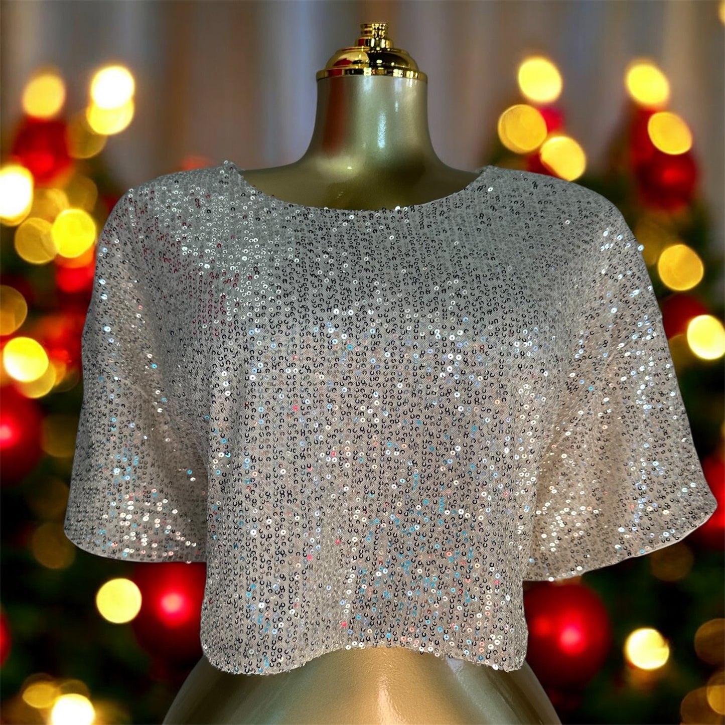 Blusa de Lentejuelas – Tono Natural