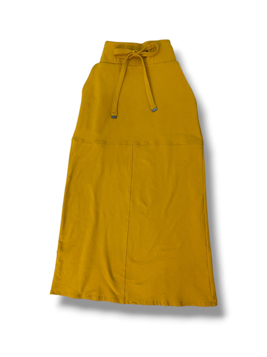 Falda Midi Mostaza