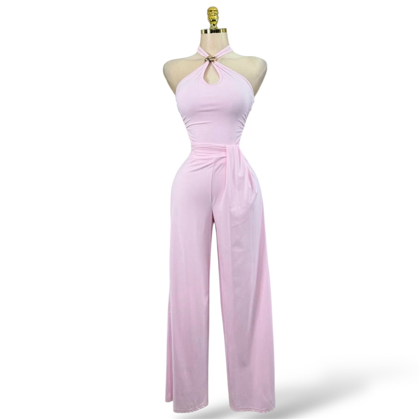 Conjunto Halter Blush Romance