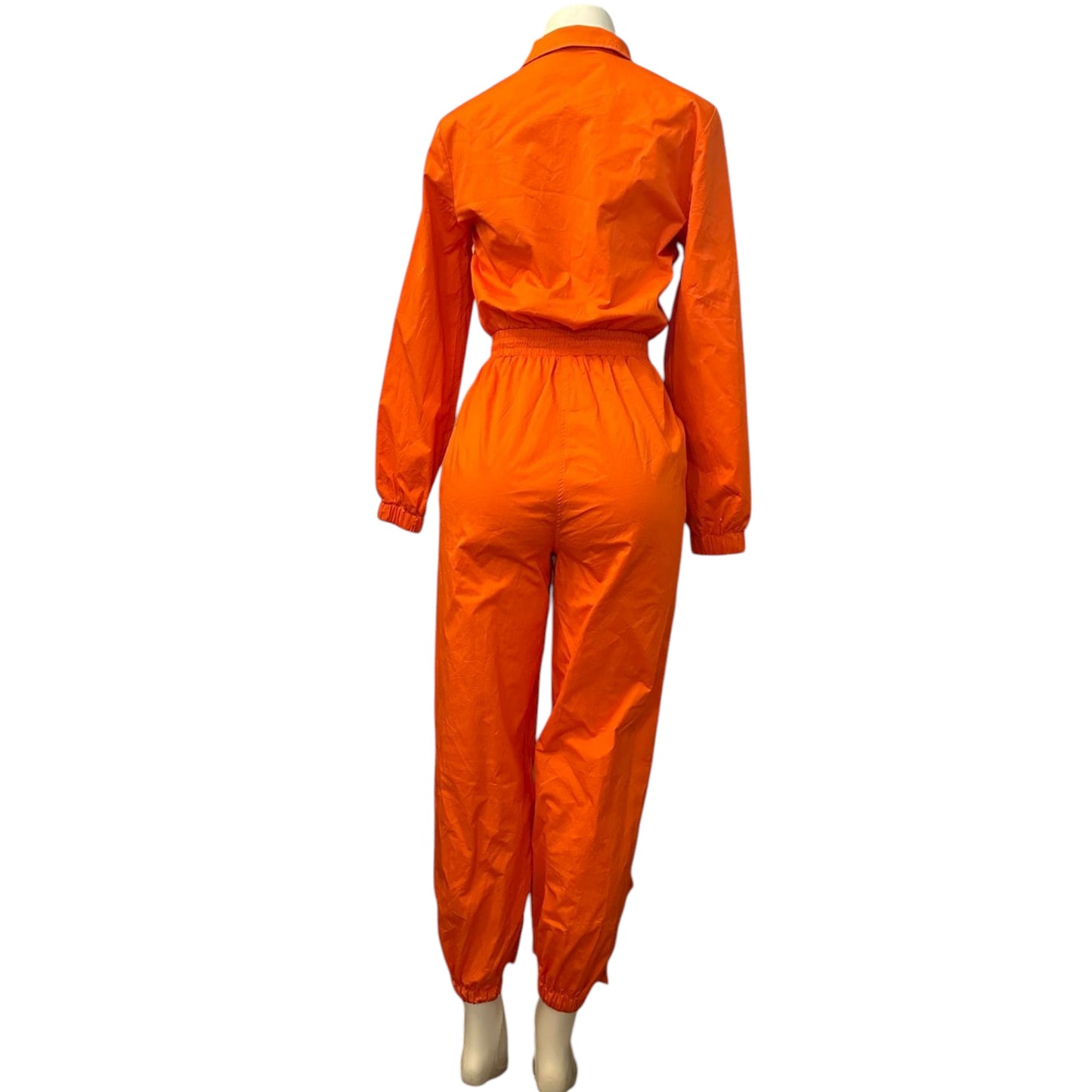 Mono Deportivo Naranja con Cremallera