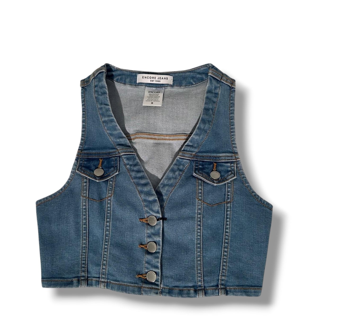 Best Denim Casual con Botones