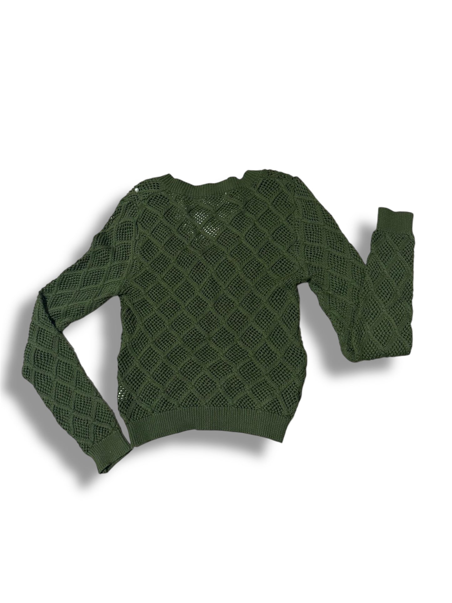 Suéter Verde con Perlas