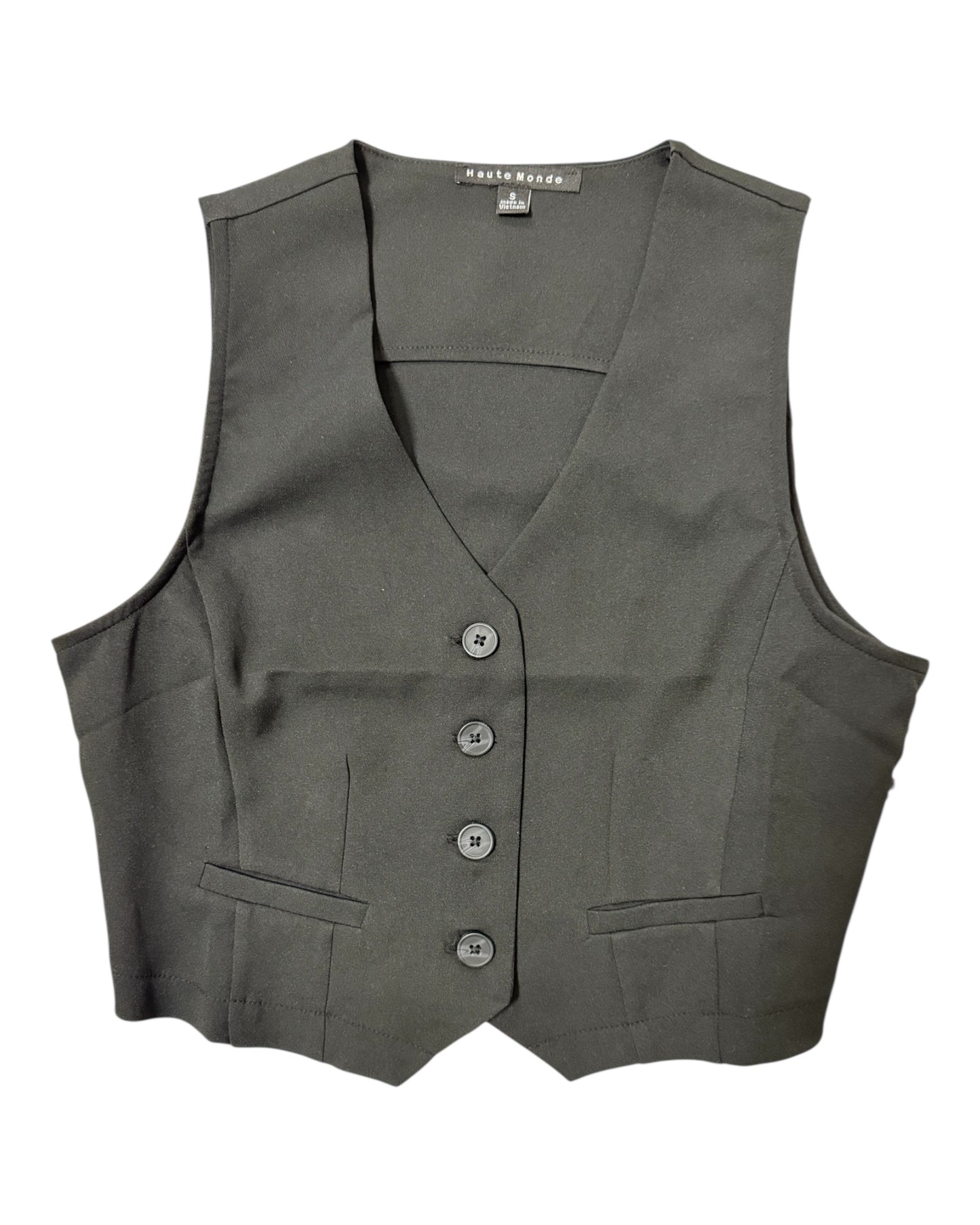 Vest Negro Clásico